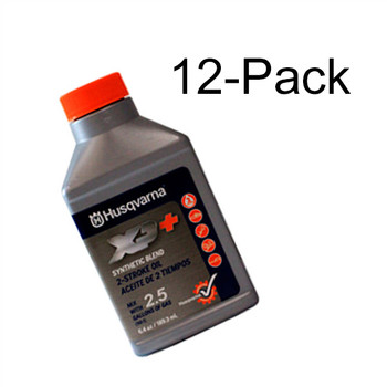 Husqvarna 12 Pack of XP+ 2 Stroke Oil 2.6 oz bottles For 1 Gallon Mix- 593152301-12PK