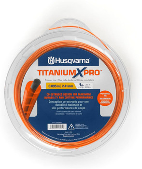 Husqvarna Titanium X-Pro .095 Inch String Trimmer Line, 200-Foot Spool - 596780401