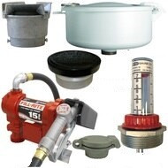 15 GPM Pump & Diesel Vent Kit For Single Wall 1000 Gal. x 48 in. Skid Tank w/ E-Vent