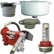 15 GPM Pump & Diesel Vent Kit For Single Wall 550 Gal. x 48 in. Skid Tank