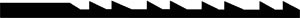 Olson Double Tooth Plain End Scroll Saw Blades, 5", 10 TPI