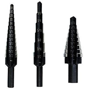 Unibit Step Drill Bit 3-Piece Set