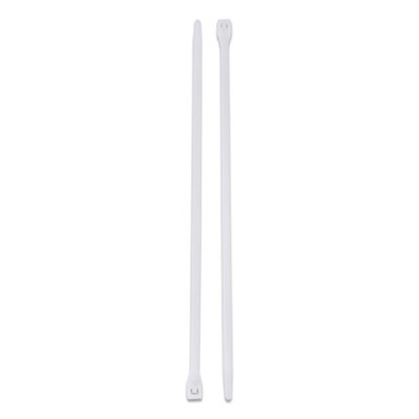 Gardner Bender Standard Cable Ties w/DoubleLock, 75 lb Tensile Strength, 8", Natural, 100/Bag, 1/BG, #46308