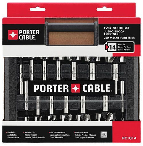 Porter Cable Forstner Bit Set 14-Piece