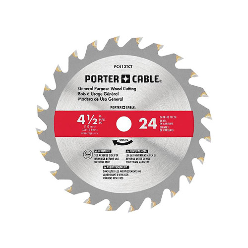 Porter Cable 4-1/2" Circular Saw Blade, 24 T