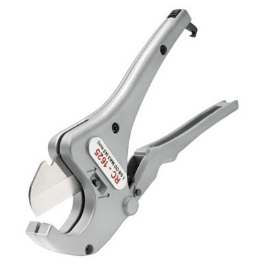 Ridgid Tool Company Ratcheting Pipe and Tubing Cutter, 1/2 in-1 5/8 in Cap., For Plastic Pipe/Tubing, 1/EA, #23498