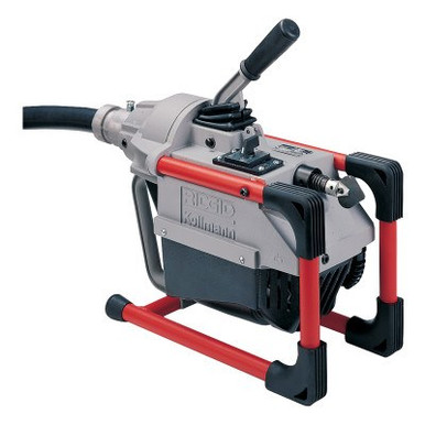 Ridgid Tool Company Model K-60SP Drain Cleaners, 600 rpm, 1 1/4"-4" Pipe Dia., w/(5) 7/8 x 15' Cable, 1 EA, #66497