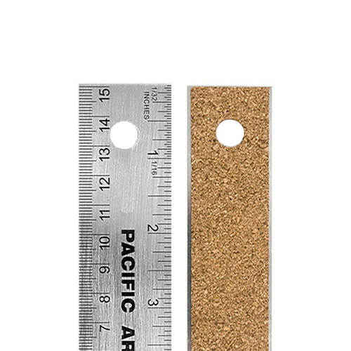 Pacific Arc M-Series Stainless Steel Ruler, 12"