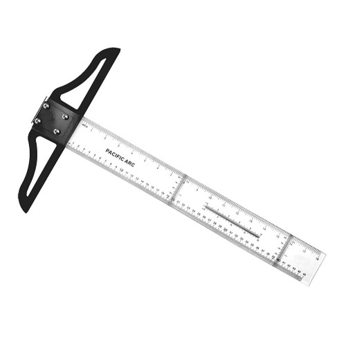 Pacific Arc Clear Acrylic T-Square, 36"