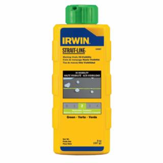 Irwin Strait-Line Hi-Visibility Marking Chalks, 8 oz, Hi Vis Green, #IR-64907 (6/Pkg)
