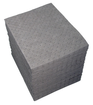 Brady SPC UXT Universal "X-tra Tough" Sorbents, Absorbs 19 gal, 15 in x 19 in, 100/BA, #UXT100