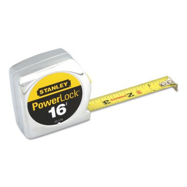 Stanley Products PowerLock Tape Measure, 16' x3/4" #33-116 (4/Pkg.)