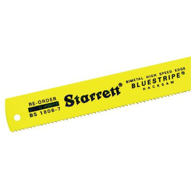 L.S. Starrett BS1410-5 1-1/8" BLUESTRIPE BI-METAL HACKSAW BLD, 5/PK, #40099