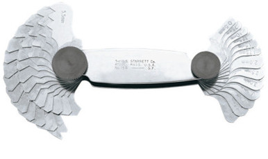 L.S. Starrett 159M SCREW PITCH GAGE, 1 EA, #50591