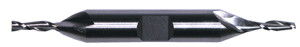 Production Tool Supply Regular End 2 Flute Double End Mills, 1/4"