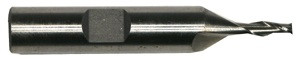 Production Tool Supply Center Cutting End Mill 2 Flute, 7/16"