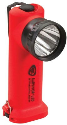 Streamlight Survivor LED Flashlights, 4 AA, 175H/60L Lumens, Orange, 1 EA, #90540