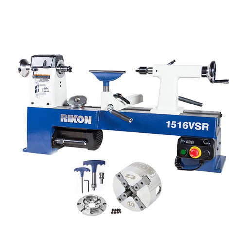 Rikon 12" VSR Midi Lathe with Z3 Chuck System