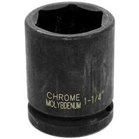 1-1/4 INCH X 6 POINT STANDARD IMPACT SOCKET - 3/4 INCH DRIVE