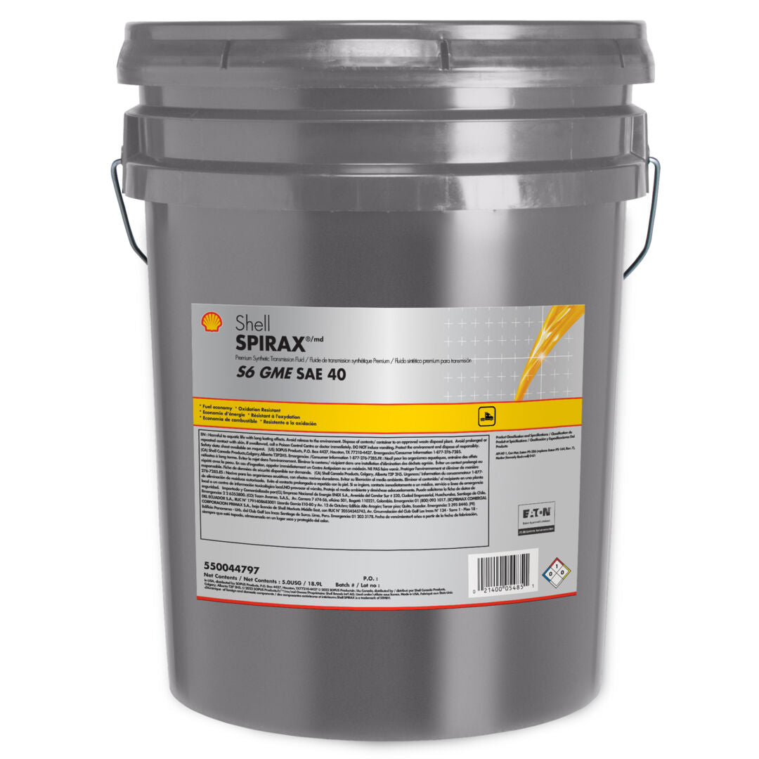 JLG Part # 70013344 – Pail Spirax S6 Gme 40