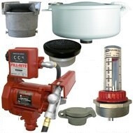 20 GPM Pump & Diesel Vent Kit For Single Wall 550 Gal. x 48 in. Skid Tank w/ E-Vent