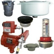 20 GPM Pump & Gas Vent Kit For 300 Gal. x 38 in. Single Wall Skid Tank w/ E-Vent