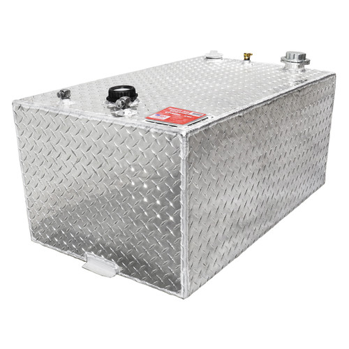 RDS Manufacturing 55 Gallon Aluminum Rectangular DOT Certified Transfer Tank
