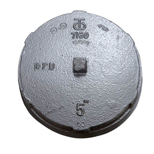 Shurjoint 7160 Grooved End Cap Fitting, Galvanized