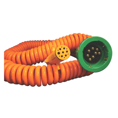 Civacon Green Thermistor Plug, Coiled Cord, and Break-Away Plug w/ 4 J Slot & 13 Contact Pins for Civacon or Scully System