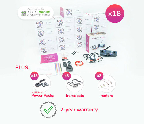Robolink CoDrone EDU Drone, 18-Pack