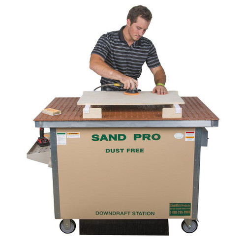 SandMan Sand Pro Downdraft Sanding Station, Economy Wood Model, 48"