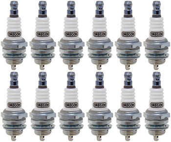Oregon 12 Pack 77-321-1 Spark Plug Gator - Champ L86C Bosch W8A NGK B6HS