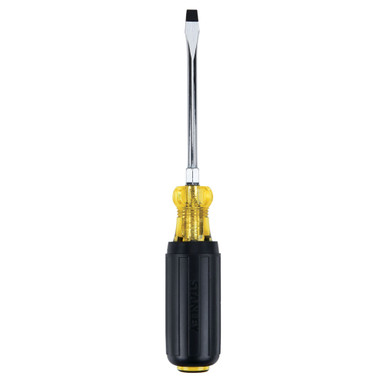 Stanley Products Vinyl Grip Standard Tip Screwdriver, 1/4" x 4" #66-090 (6/Pkg.)