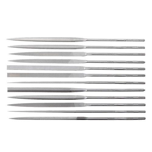 Nicholson 12-Piece Round Handle Needle File Set