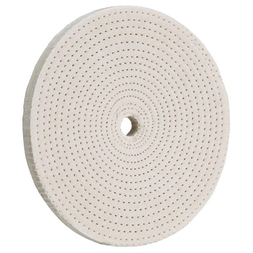 Woodstock Buffing Wheel, Spiral Sewn, 6", 40 Ply