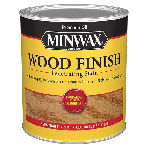 Minwax Wood Finish Wood Stain, Colonial Maple, Qt.