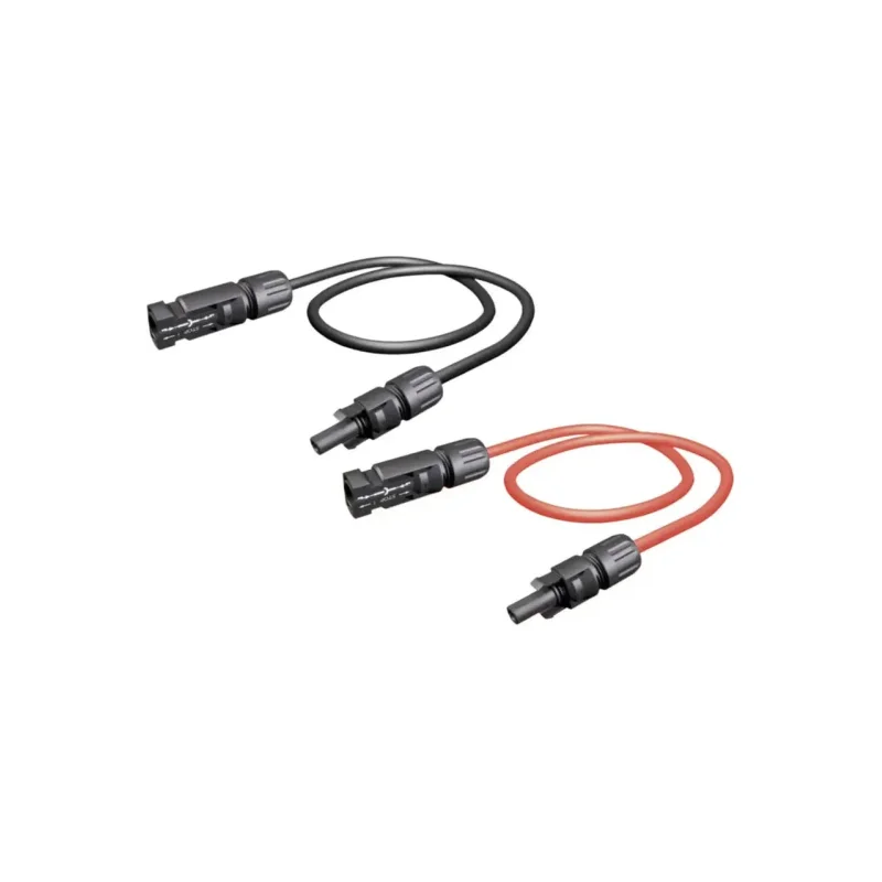 7ft 10 AWG Copper PV Wire | Black and Red 30 Amp