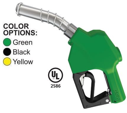 OPW 7HB Extreme Cold WeatherDiesel Truck Stop Nozzle 1 in. Inlet 1 3/16 in. Spout