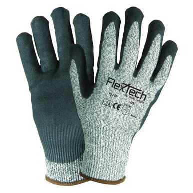 Wells Lamont FlexTech Cut-Resistant Gloves, X-Large, Gray/Black, 12 Pair, #Y9216XL