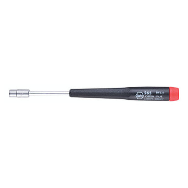 Wiha Tools Precision Series Nut Drivers, 3/16 in, 6.1 in Overall L, 1/EA, #26547