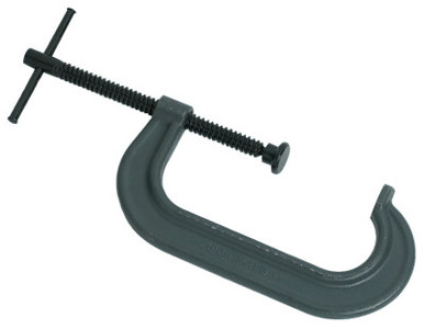 JPW Industries 800 Series Forged C-Clamps, Sliding Pin, 3 3/4 in Throat Depth, 1/EA, #14784