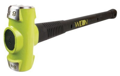 JPW Industries B.A.S.H Unbreakable Handle Sledge Hammer, 8 lb Head, 30 in Ergonomic Handle, 1/EA, #20830