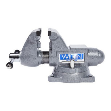 JPW Industries Tradesman 1745 Vise, 4-1/2 in Jaw Width, 3-1/4 in Throat Depth, 360? Swivel, 1/EA, #28805