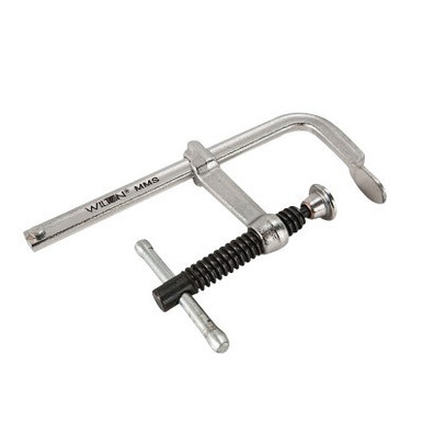 JPW Industries Mini F-Clamps, 12 in, 4 3/4 in; 2 1/4 in Throat, 2,600 lb; 400 lb Load Cap, 1/EA, #86020