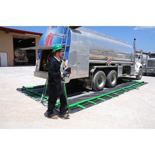 UltraTech 8656 Ultra-Containment Berms Rapid Rise Model, 12 ft. x 26 ft. x 1 ft., 24 mil PVC, 2,333 Gallons