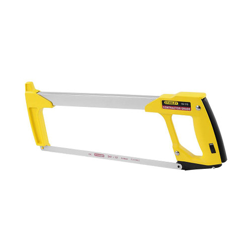 Stanley Contractor Grade High-tension Hacksaw Frame, 12"L