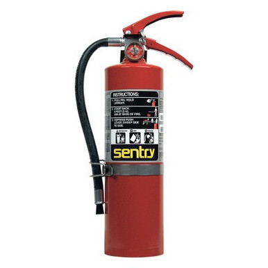 Ansul SENTRY Dry Chemical Hand Portable Extinguisher, w/Vehicle Bracket, ABC, 5 lb, 1/EA, #442258