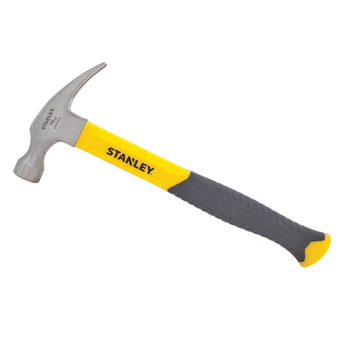 Stanley Fiberglass Hammer, 16 oz., Rip Claw