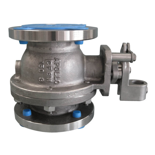 Apollo Valves 87A-200 Series 3 in. SS ASME Class 150 Flanged Ball Valve, Full Port