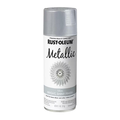 Rust-Oleum Metallic Spray Paint, Silver